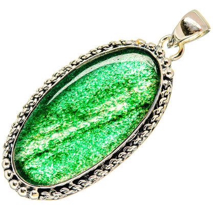 Green Aventurine Pendants handcrafted by Ana Silver Co - PD25545 - Photo 2