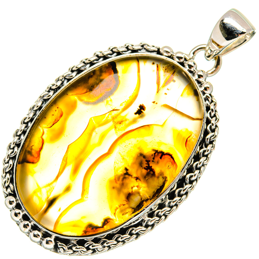 Montana Agate Pendants handcrafted by Ana Silver Co - PD25549 - Photo 2