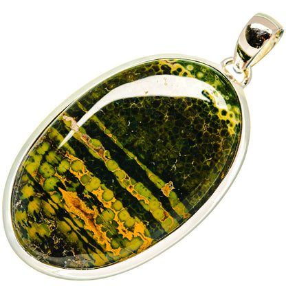 Ocean Jasper Pendants handcrafted by Ana Silver Co - PD25551 - Photo 2