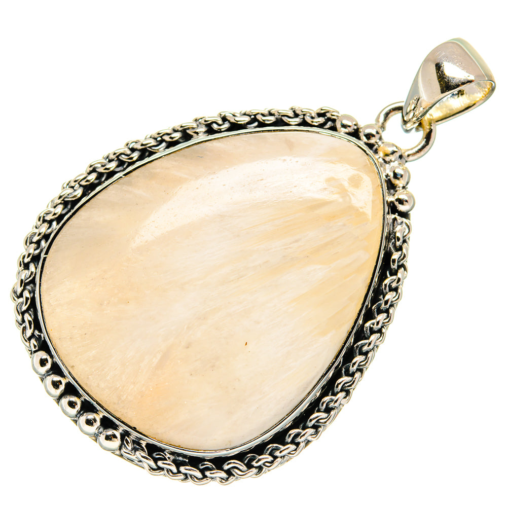 Scolecite Pendants handcrafted by Ana Silver Co - PD25553 - Photo 2