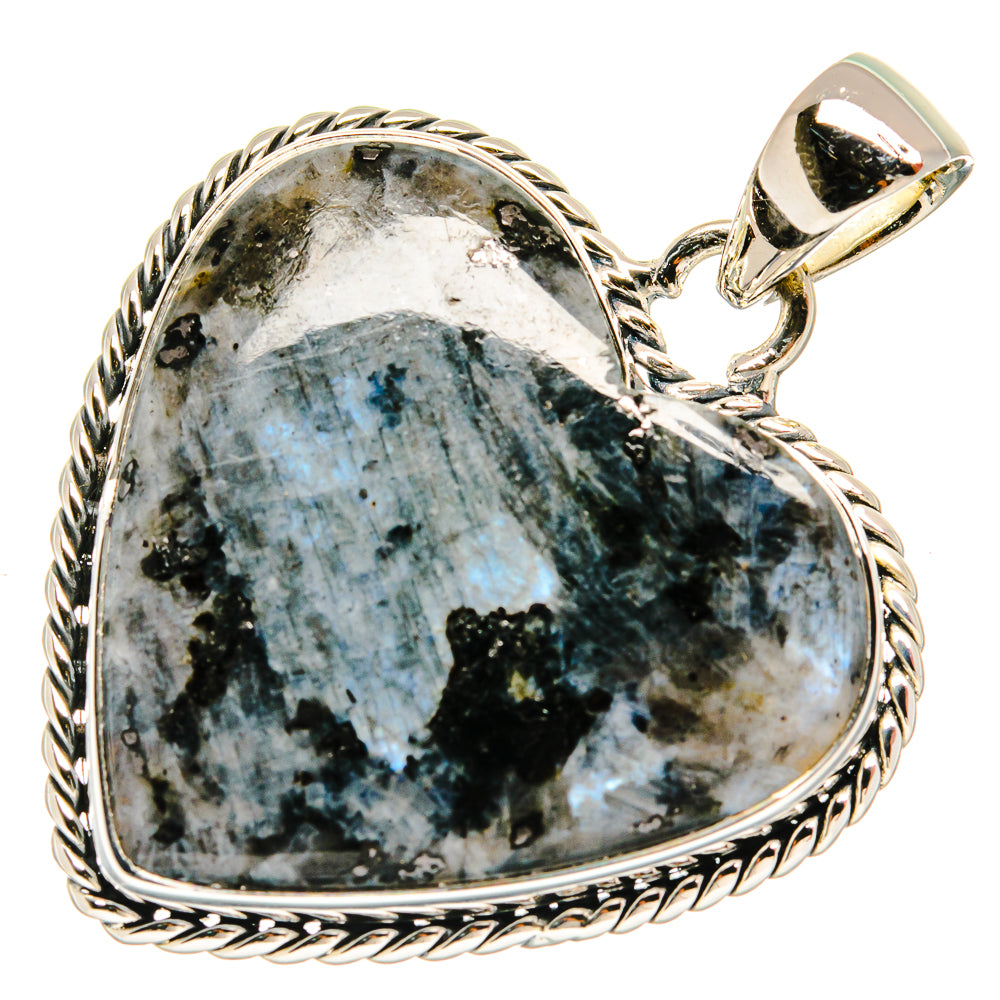 Gabbro Stone Pendants handcrafted by Ana Silver Co - PD25558 - Photo 2