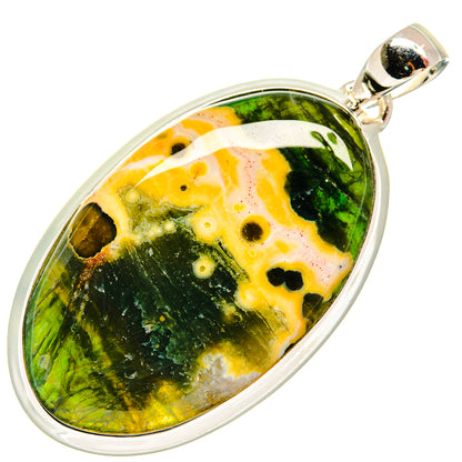 Ocean Jasper Pendants handcrafted by Ana Silver Co - PD25562 - Photo 2