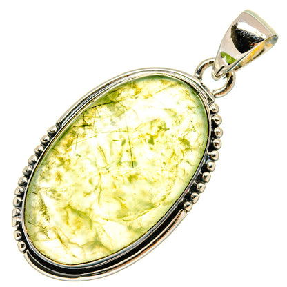 Prehnite Pendants handcrafted by Ana Silver Co - PD25567 - Photo 2