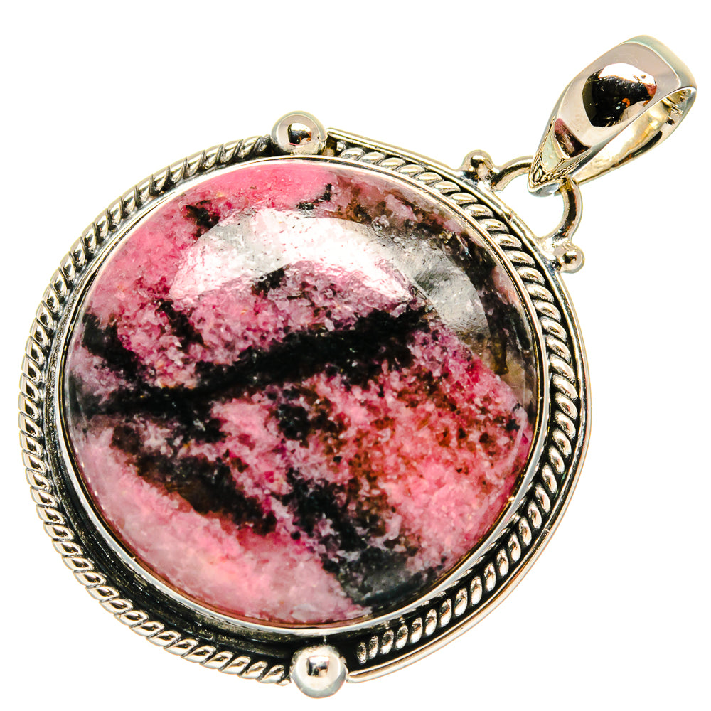 Rhodonite Pendants handcrafted by Ana Silver Co - PD25569 - Photo 2