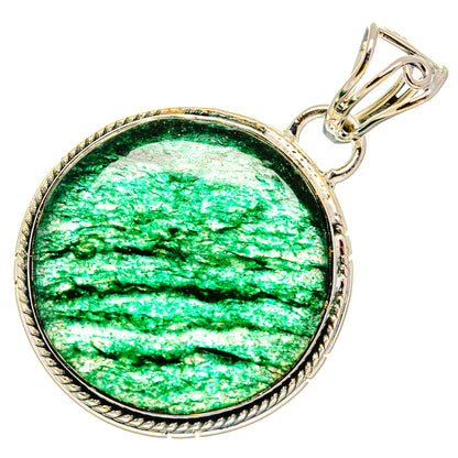 Green Aventurine Pendants handcrafted by Ana Silver Co - PD25570 - Photo 2
