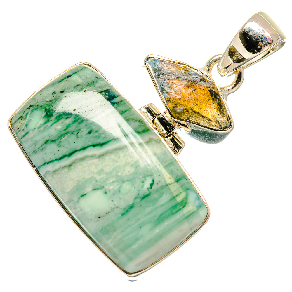 Ocean Jasper Pendants handcrafted by Ana Silver Co - PD25576 - Photo 2