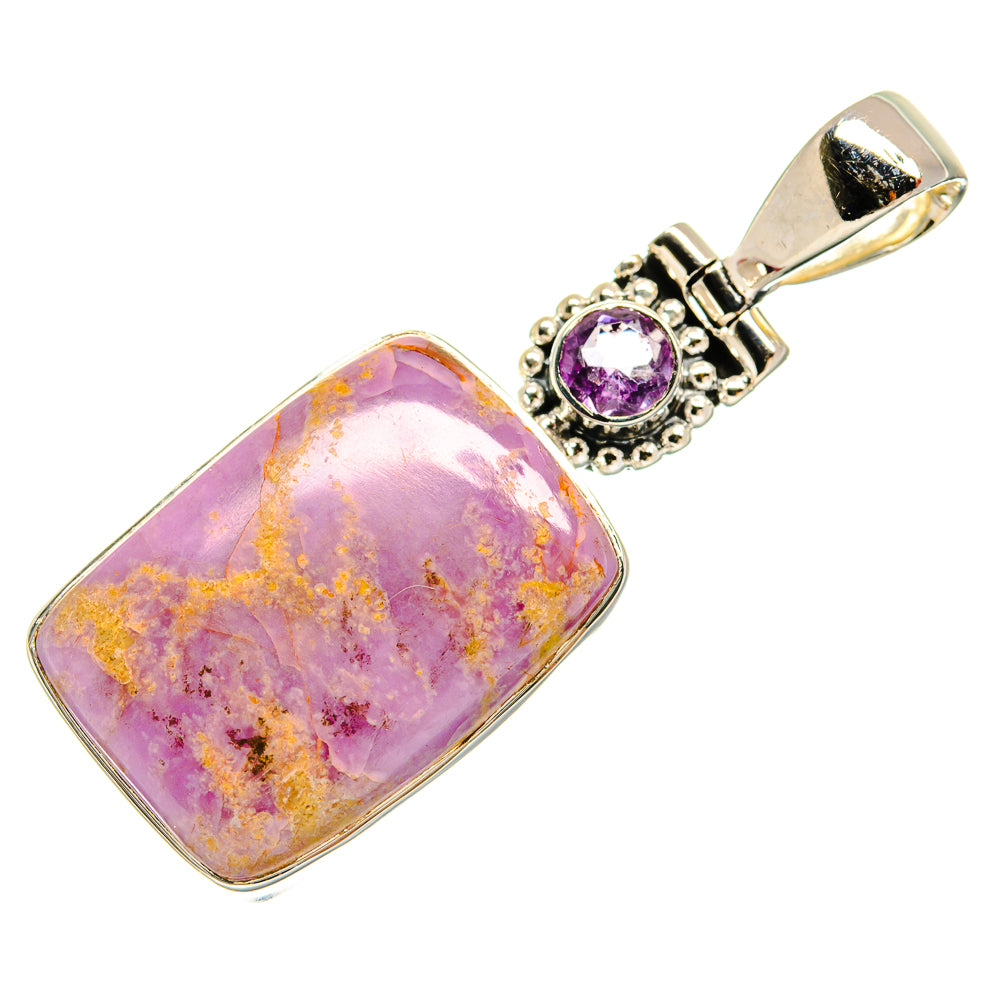 Phosphosiderite Pendants handcrafted by Ana Silver Co - PD25581 - Photo 2