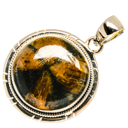 Chiastolite Pendants handcrafted by Ana Silver Co - PD25587 - Photo 2