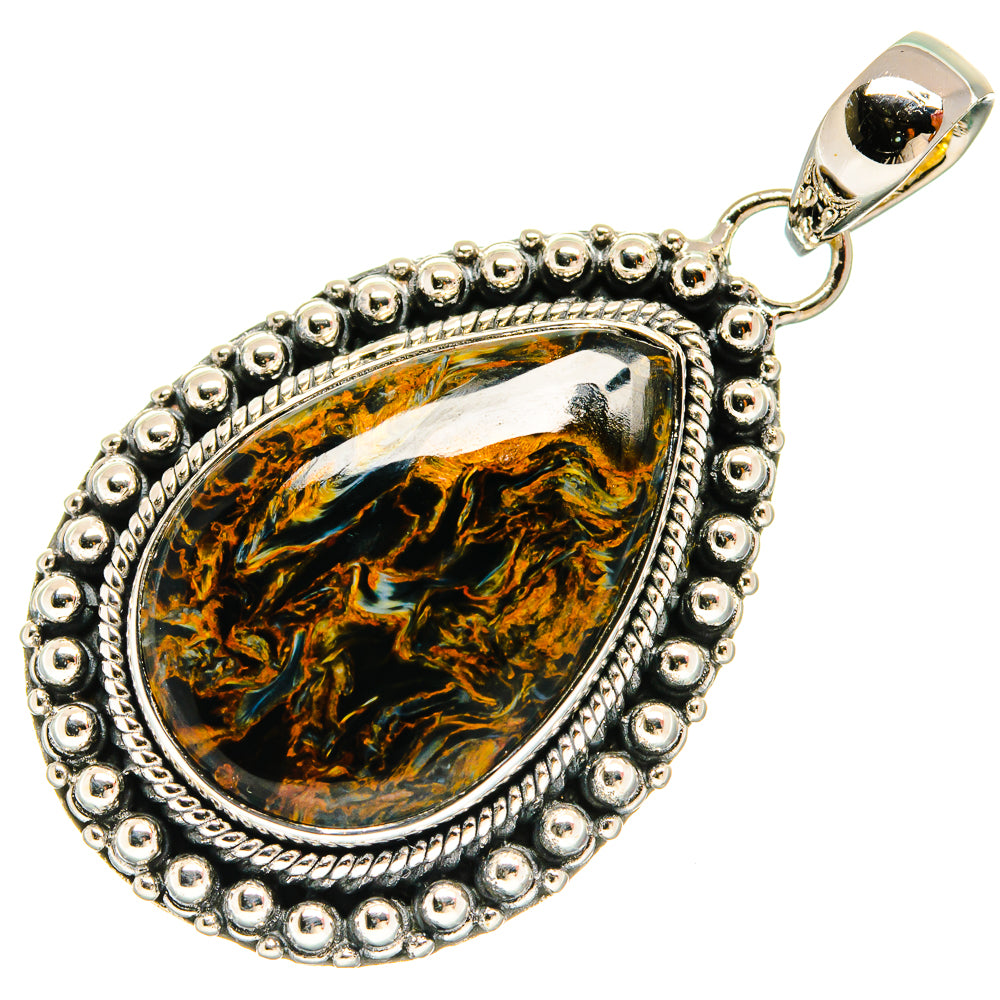 Pietersite Pendants handcrafted by Ana Silver Co - PD25589 - Photo 2
