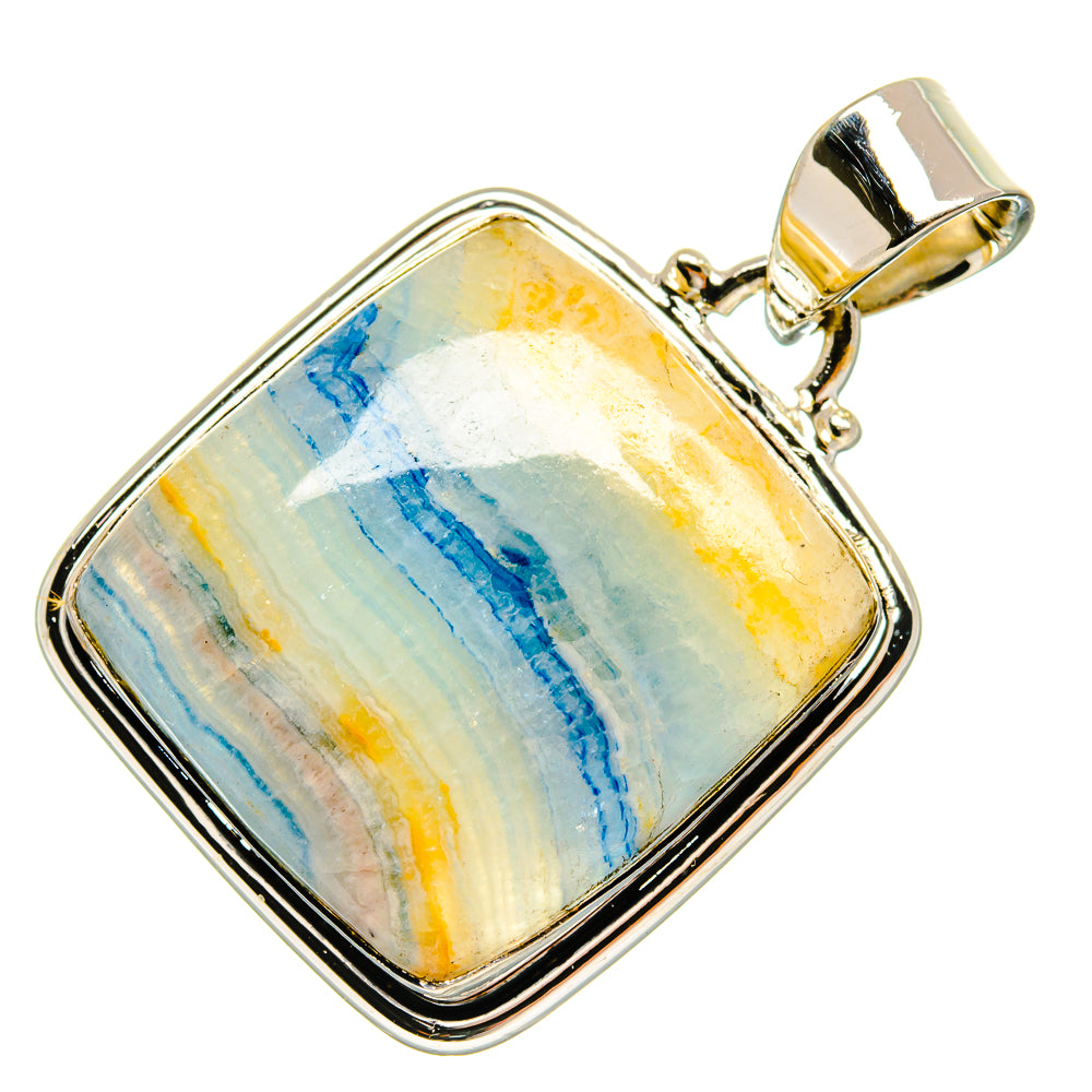 Blue Scheelite Pendants handcrafted by Ana Silver Co - PD25591 - Photo 2