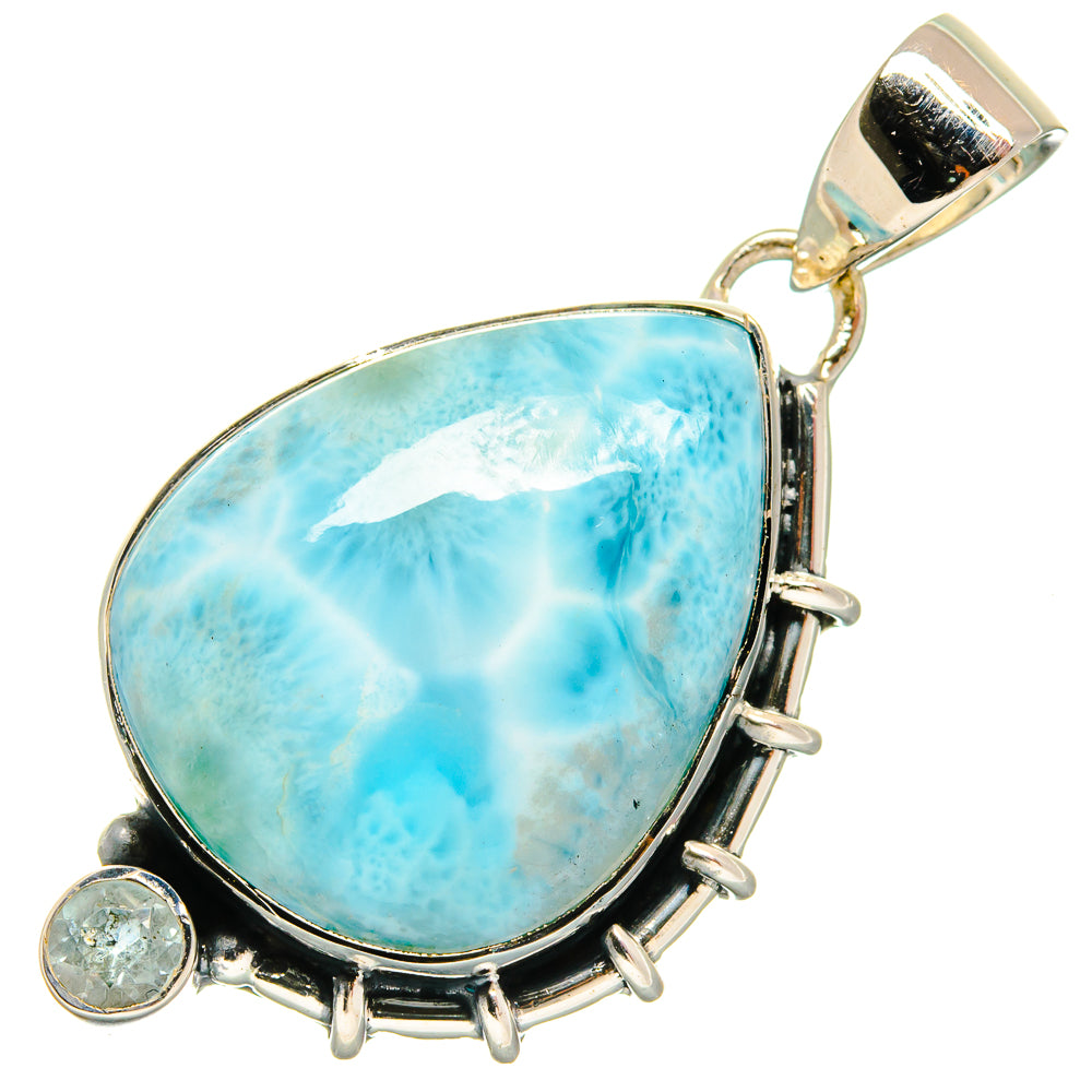 Larimar Pendants handcrafted by Ana Silver Co - PD25598 - Photo 2