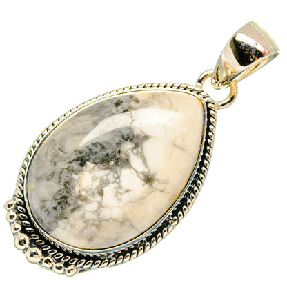 Howlite Pendants handcrafted by Ana Silver Co - PD25599 - Photo 2