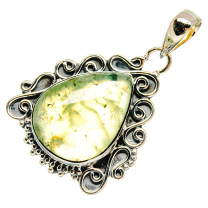 Prehnite Pendants handcrafted by Ana Silver Co - PD25600 - Photo 2