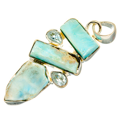 Larimar Pendants handcrafted by Ana Silver Co - PD25604 - Photo 2