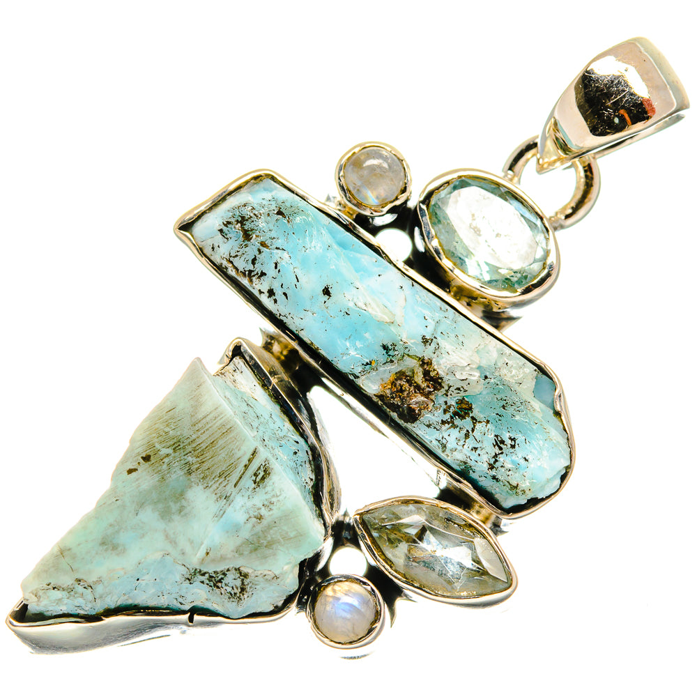 Larimar Pendants handcrafted by Ana Silver Co - PD25617 - Photo 2