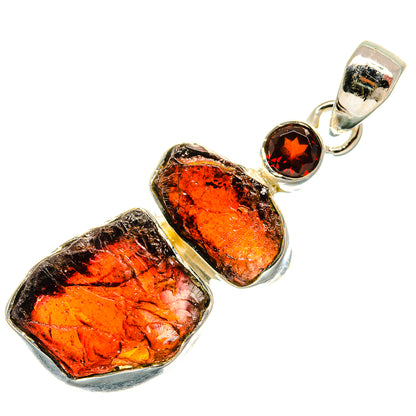 Garnet Pendants handcrafted by Ana Silver Co - PD25620 - Photo 2