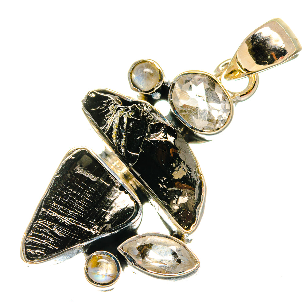 Shungite Pendants handcrafted by Ana Silver Co - PD25623 - Photo 2