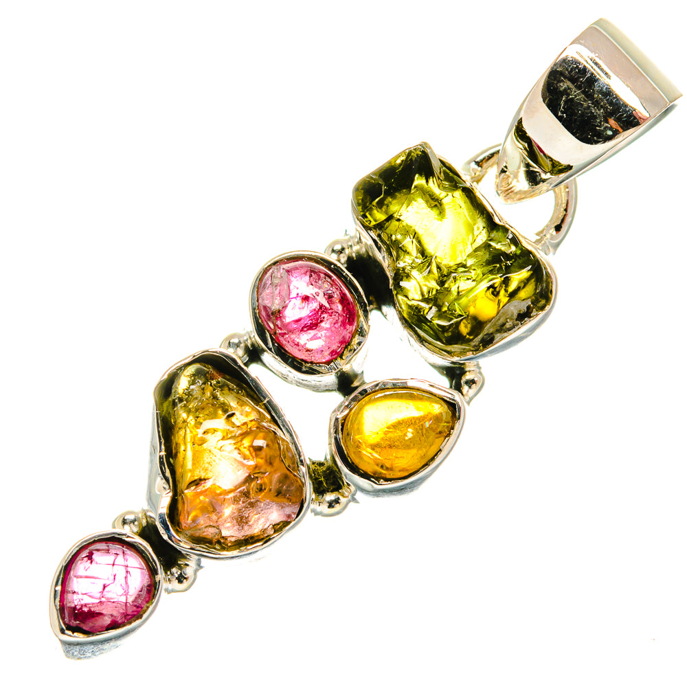 Tourmaline Pendants handcrafted by Ana Silver Co - PD25626 - Photo 2