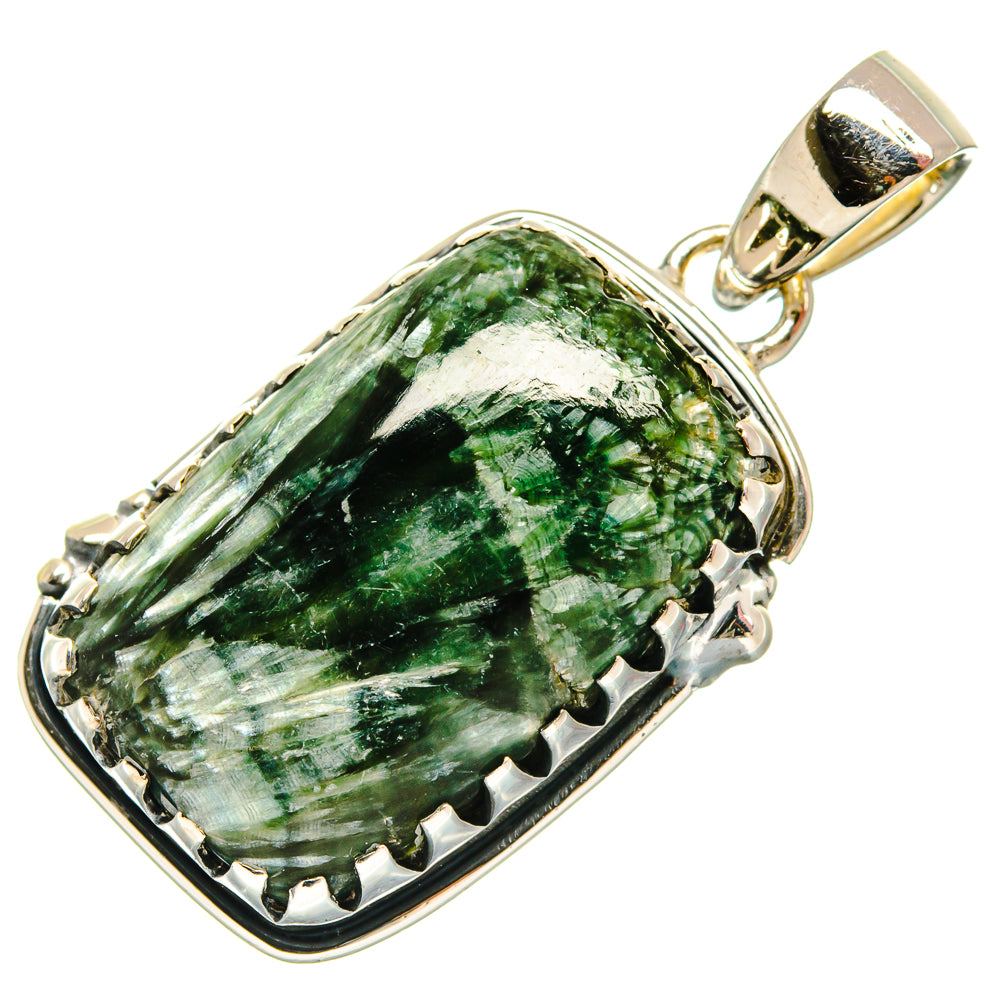 Seraphinite Pendants handcrafted by Ana Silver Co - PD25647 - Photo 2