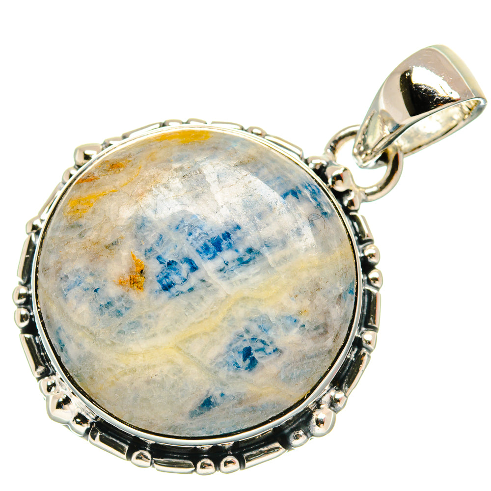 Blue Scheelite Pendants handcrafted by Ana Silver Co - PD25651 - Photo 2