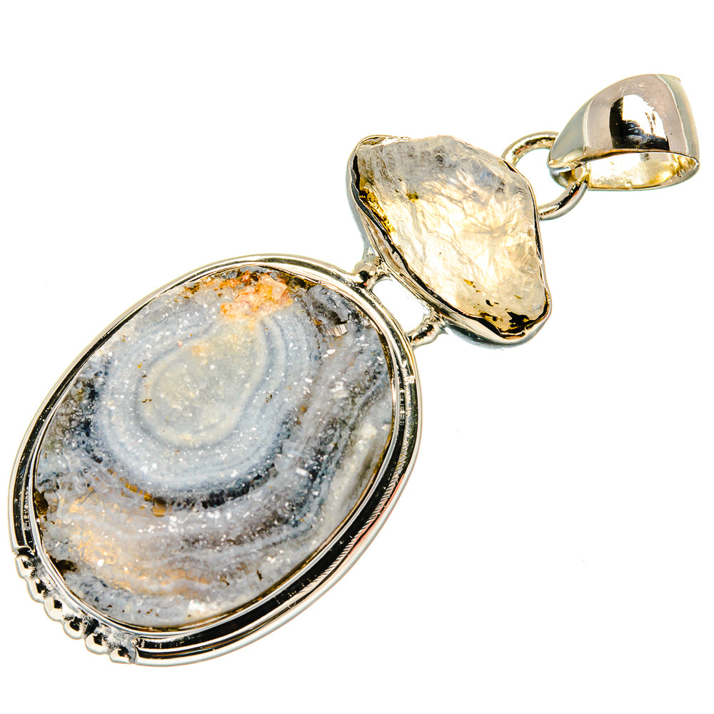 Desert Druzy Pendants handcrafted by Ana Silver Co - PD25662 - Photo 2