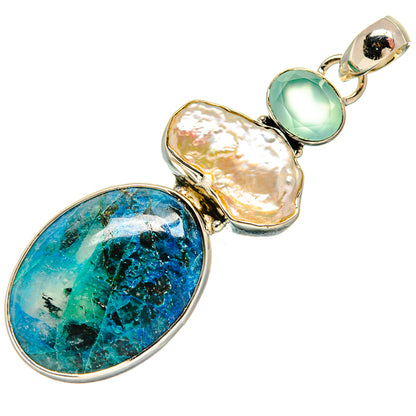 Shattuckite Pendants handcrafted by Ana Silver Co - PD25665 - Photo 2