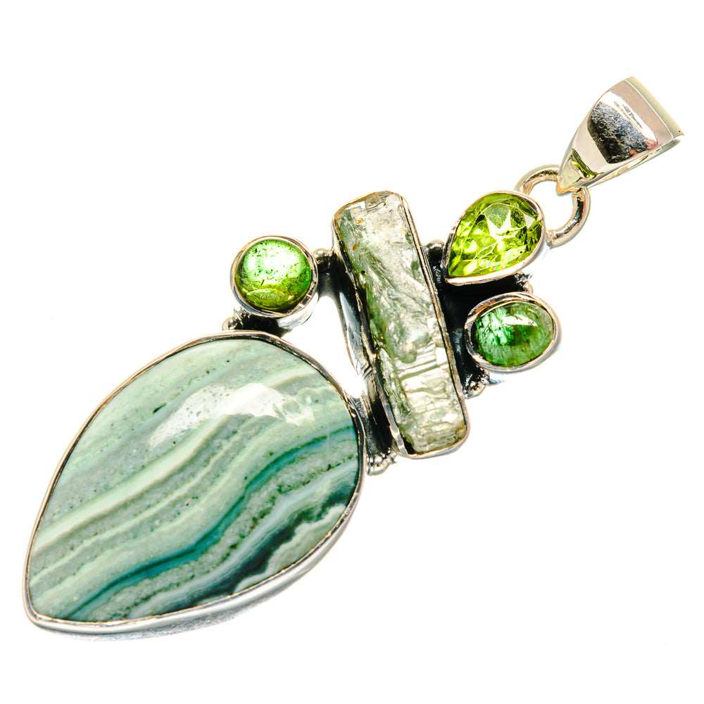Ocean Jasper Pendants handcrafted by Ana Silver Co - PD25673 - Photo 2