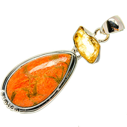 Sponge Coral Pendants handcrafted by Ana Silver Co - PD25674 - Photo 2