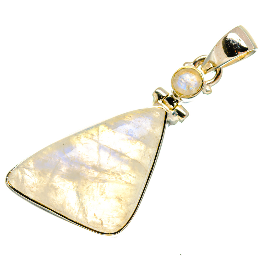 Rainbow Moonstone Pendants handcrafted by Ana Silver Co - PD25682 - Photo 2