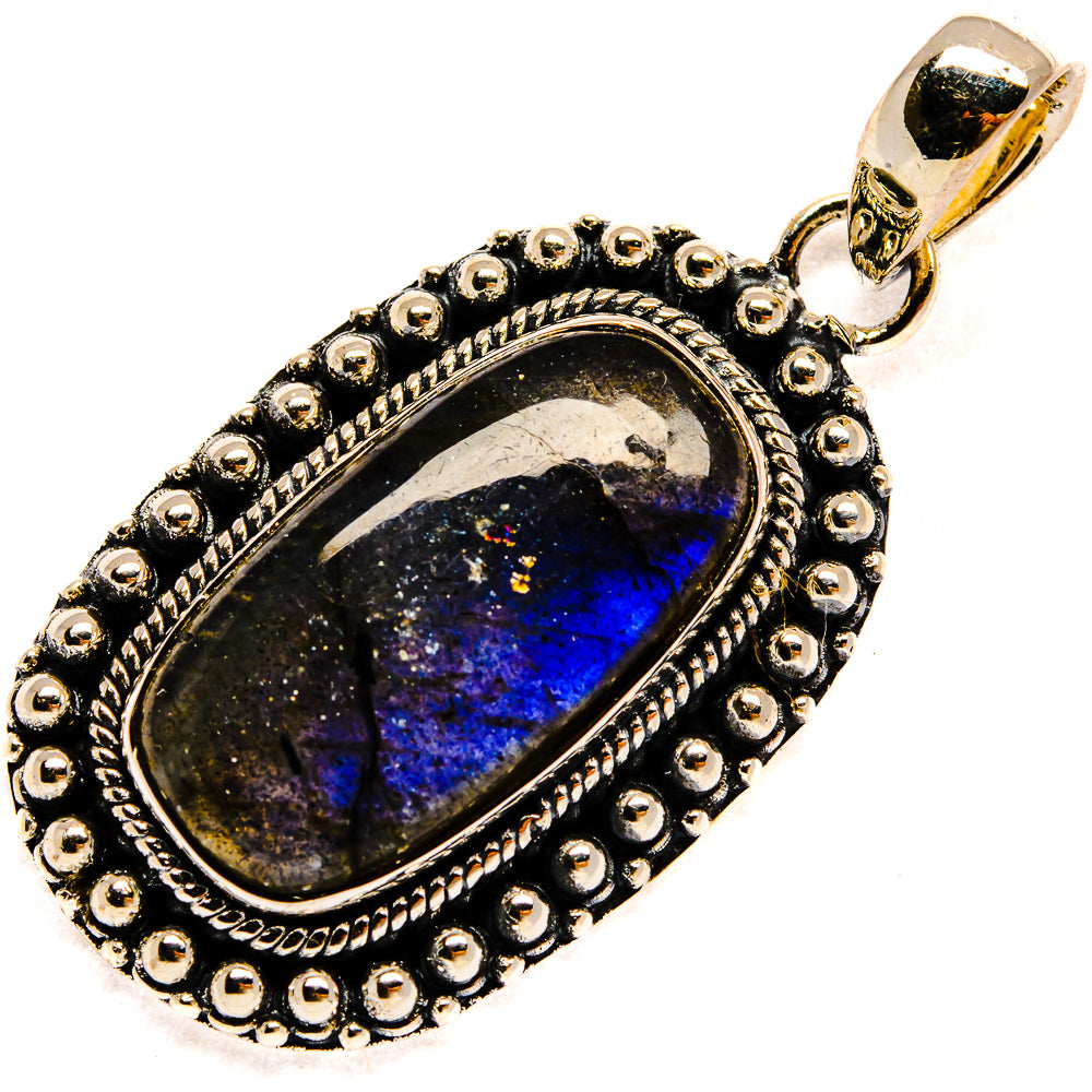 Labradorite Pendants handcrafted by Ana Silver Co - PD25694 - Photo 2