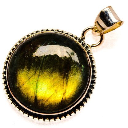 Labradorite Pendants handcrafted by Ana Silver Co - PD25695 - Photo 2