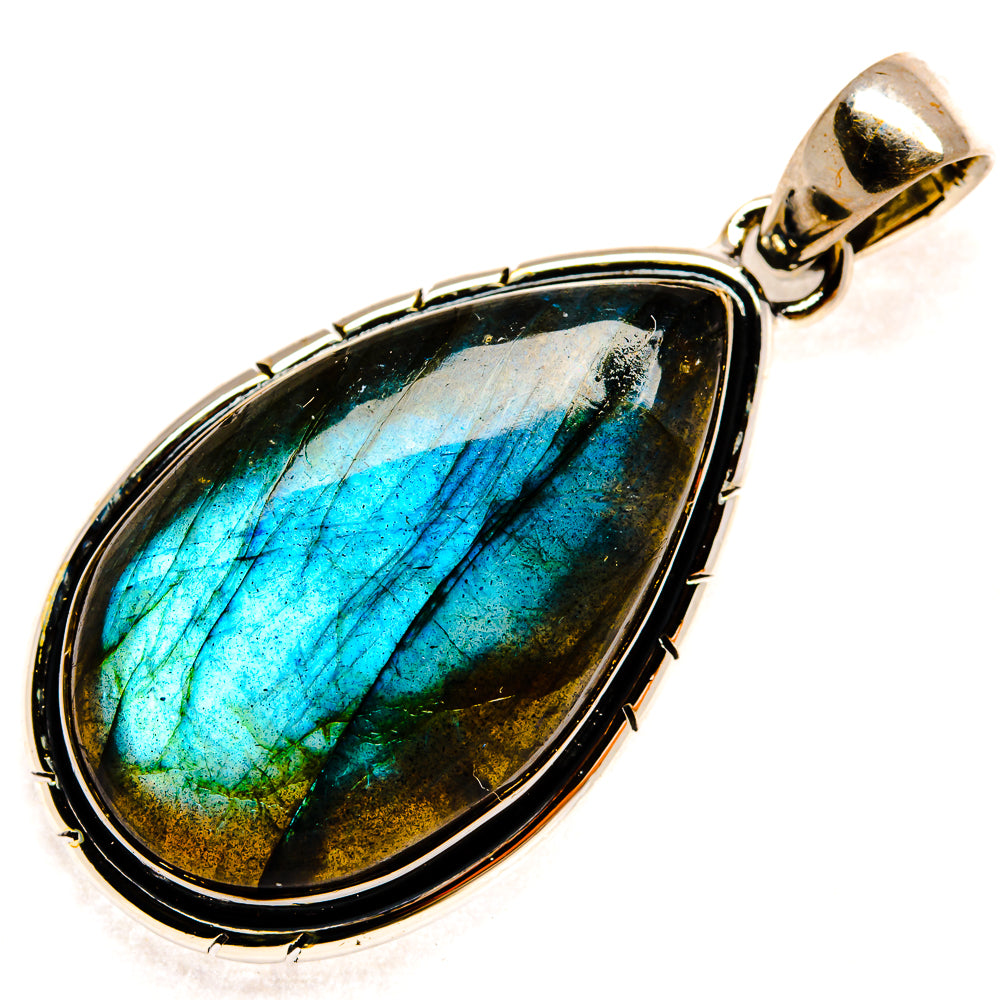 Labradorite Pendants handcrafted by Ana Silver Co - PD25696 - Photo 2