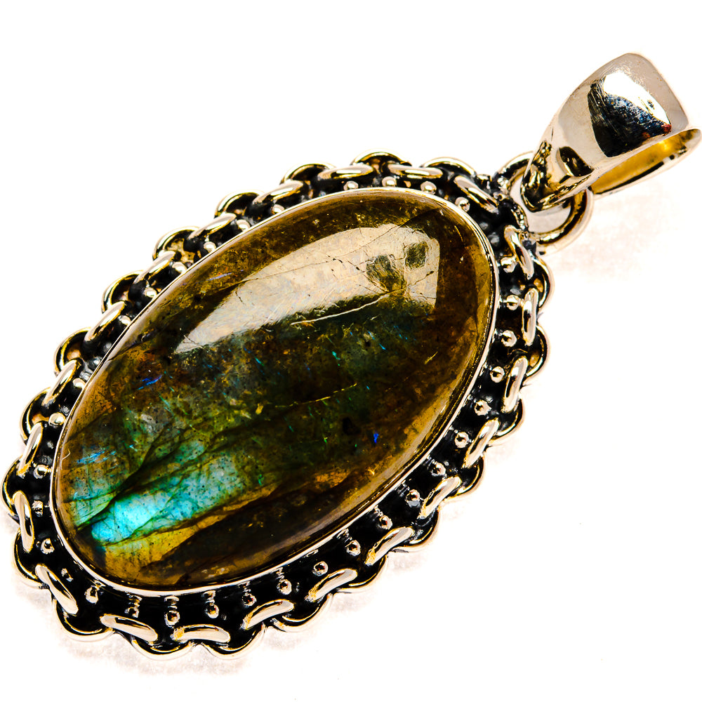 Labradorite Pendants handcrafted by Ana Silver Co - PD25697 - Photo 2