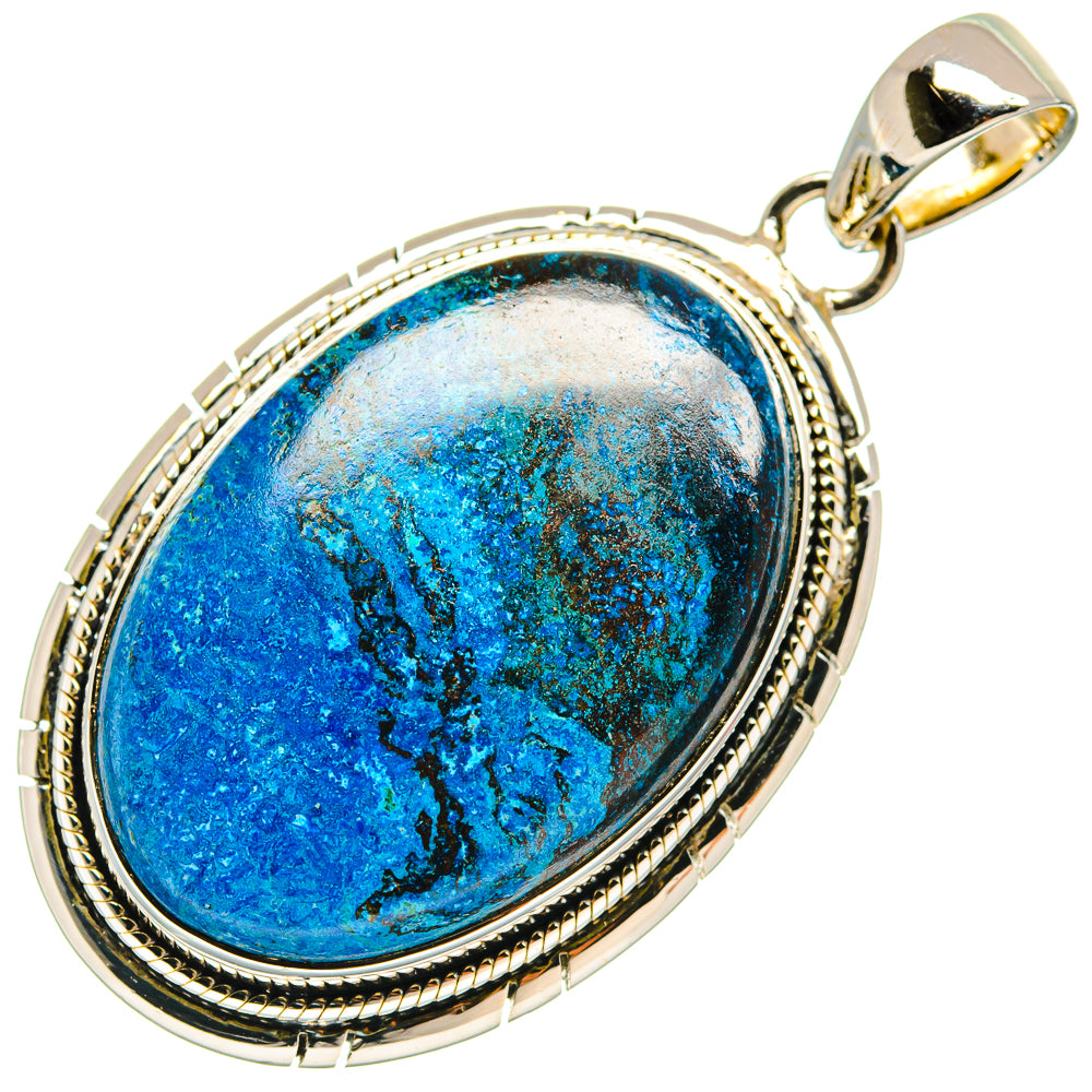 Shattuckite Pendants handcrafted by Ana Silver Co - PD25712 - Photo 2