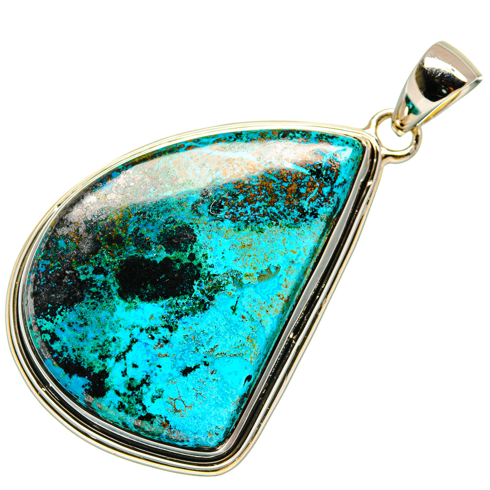 Shattuckite Pendants handcrafted by Ana Silver Co - PD25716 - Photo 2