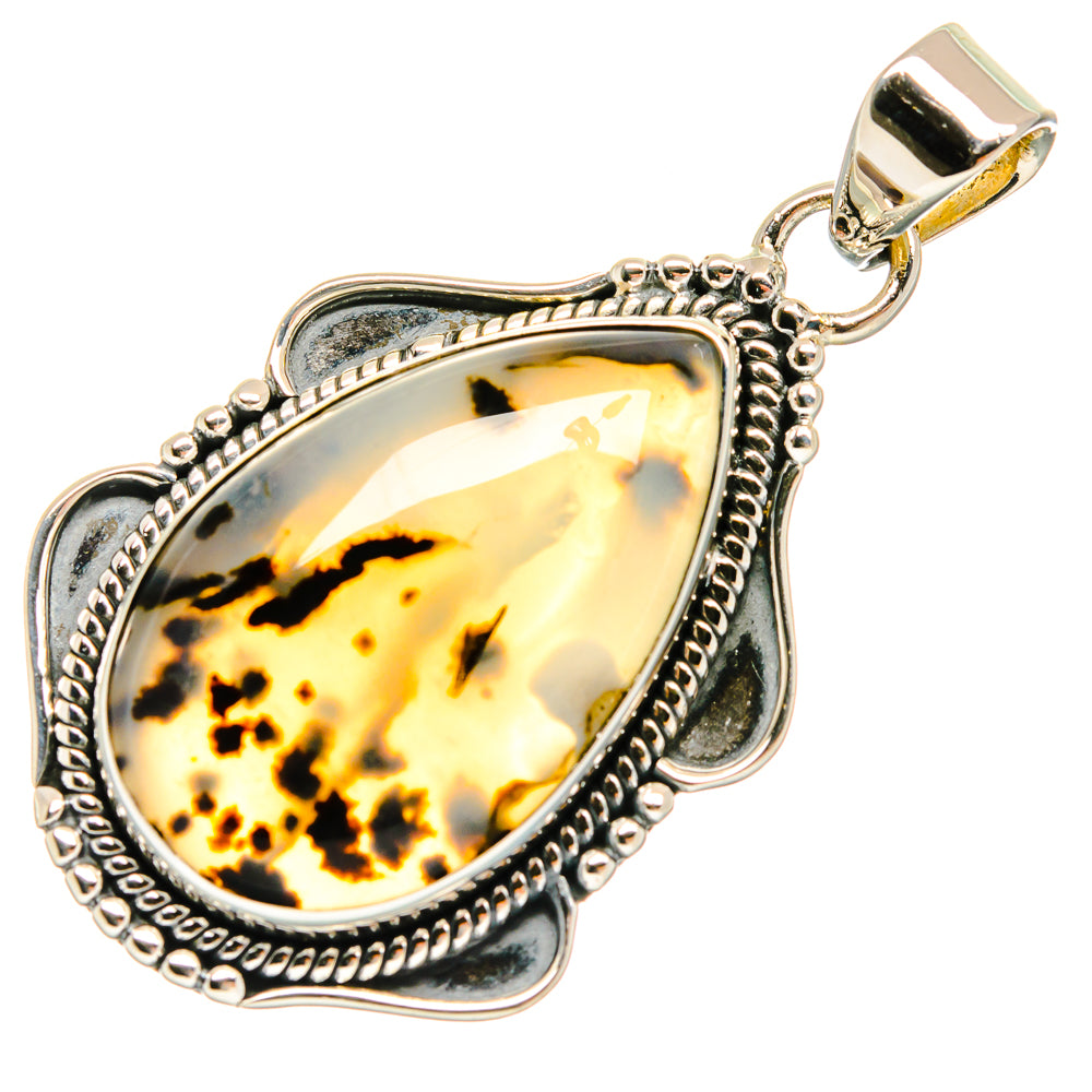 Montana Agate Pendants handcrafted by Ana Silver Co - PD25736 - Photo 2