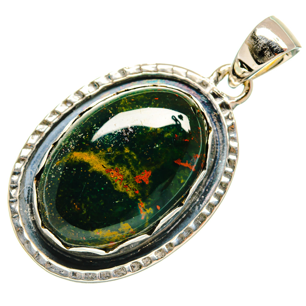 Bloodstone Pendants handcrafted by Ana Silver Co - PD25744 - Photo 2