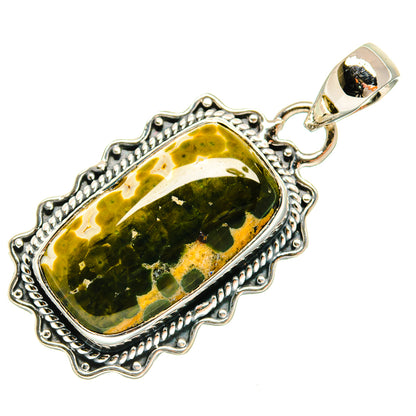 Ocean Jasper Pendants handcrafted by Ana Silver Co - PD25747 - Photo 2