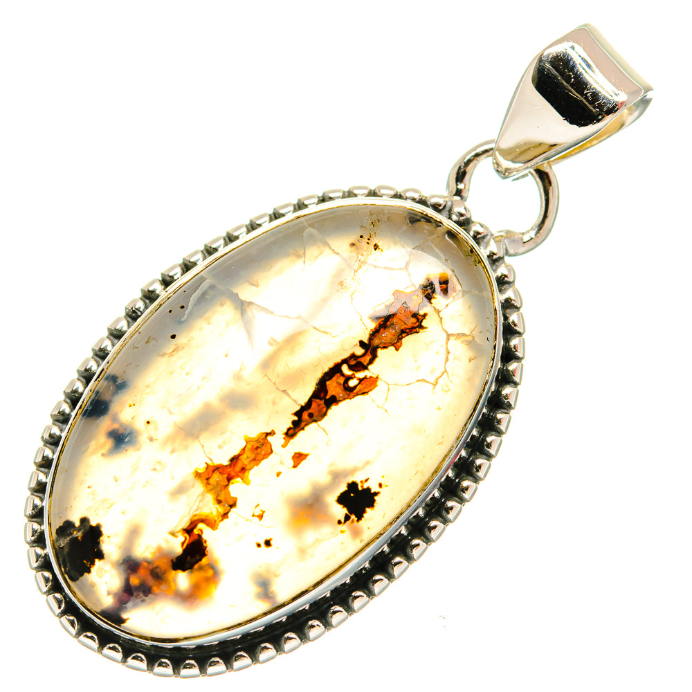 Montana Agate Pendants handcrafted by Ana Silver Co - PD25751 - Photo 2