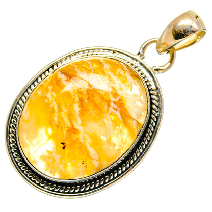 Plume Agate Pendants handcrafted by Ana Silver Co - PD25754 - Photo 2