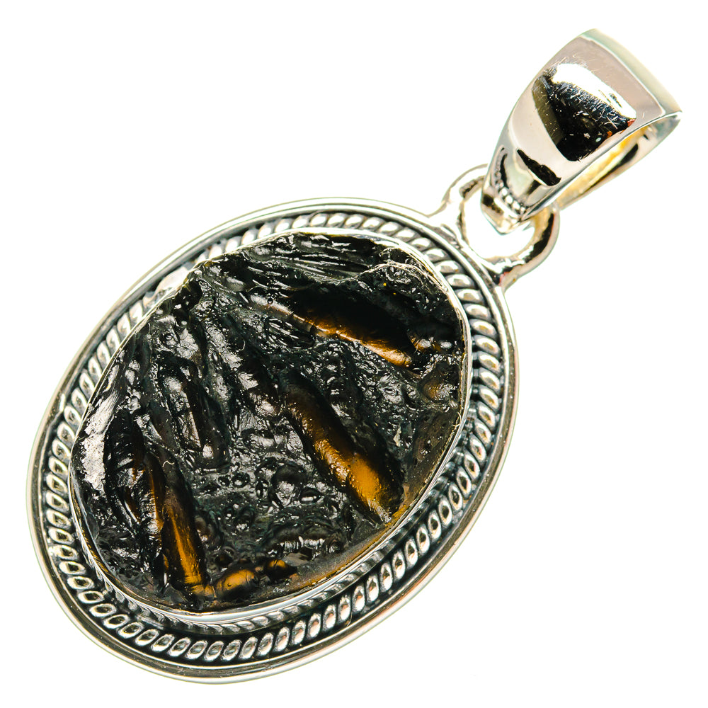 Tektite Pendants handcrafted by Ana Silver Co - PD25756 - Photo 2