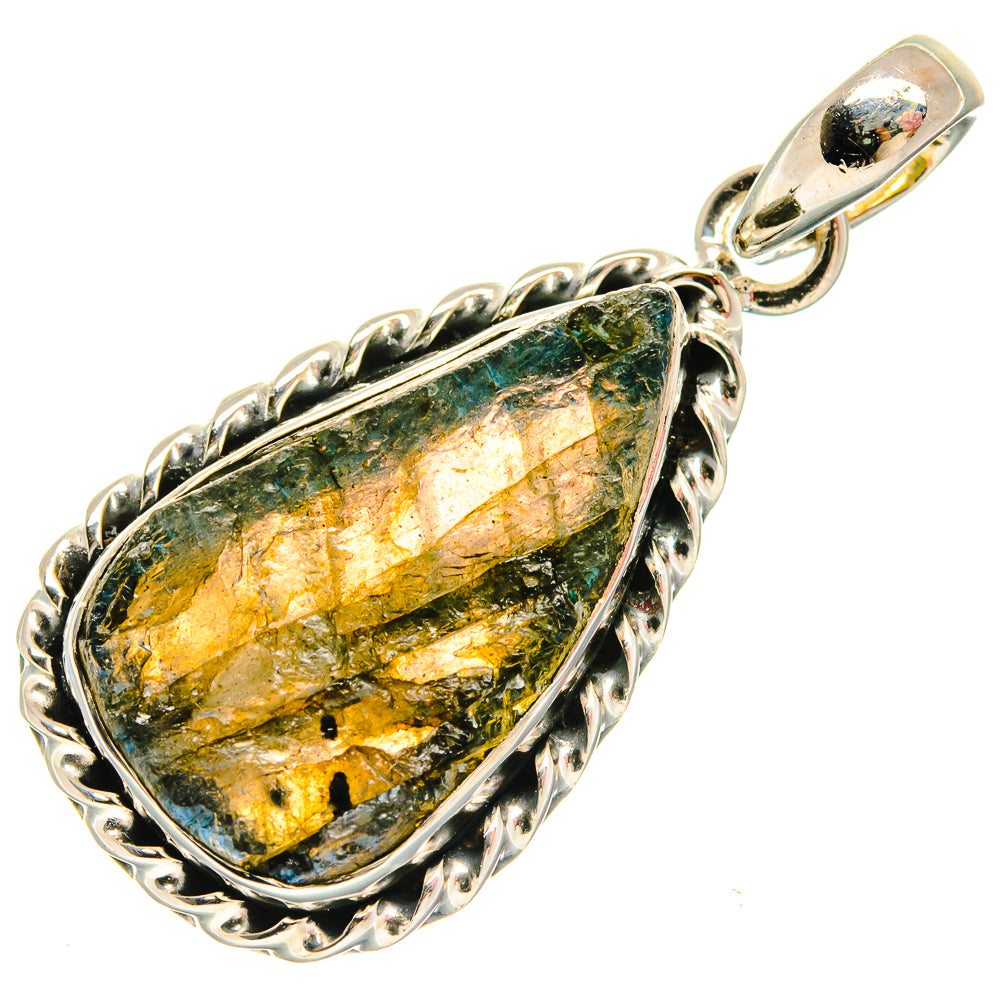 Labradorite Pendants handcrafted by Ana Silver Co - PD25763 - Photo 2