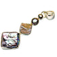 Titanium Mother Of Pearl Pendants handcrafted by Ana Silver Co - PD25771 - Photo 2