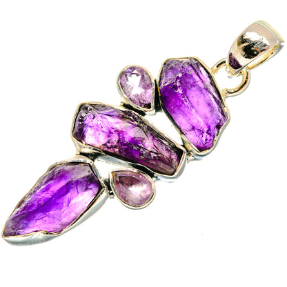 Amethyst Pendants handcrafted by Ana Silver Co - PD25777 - Photo 2