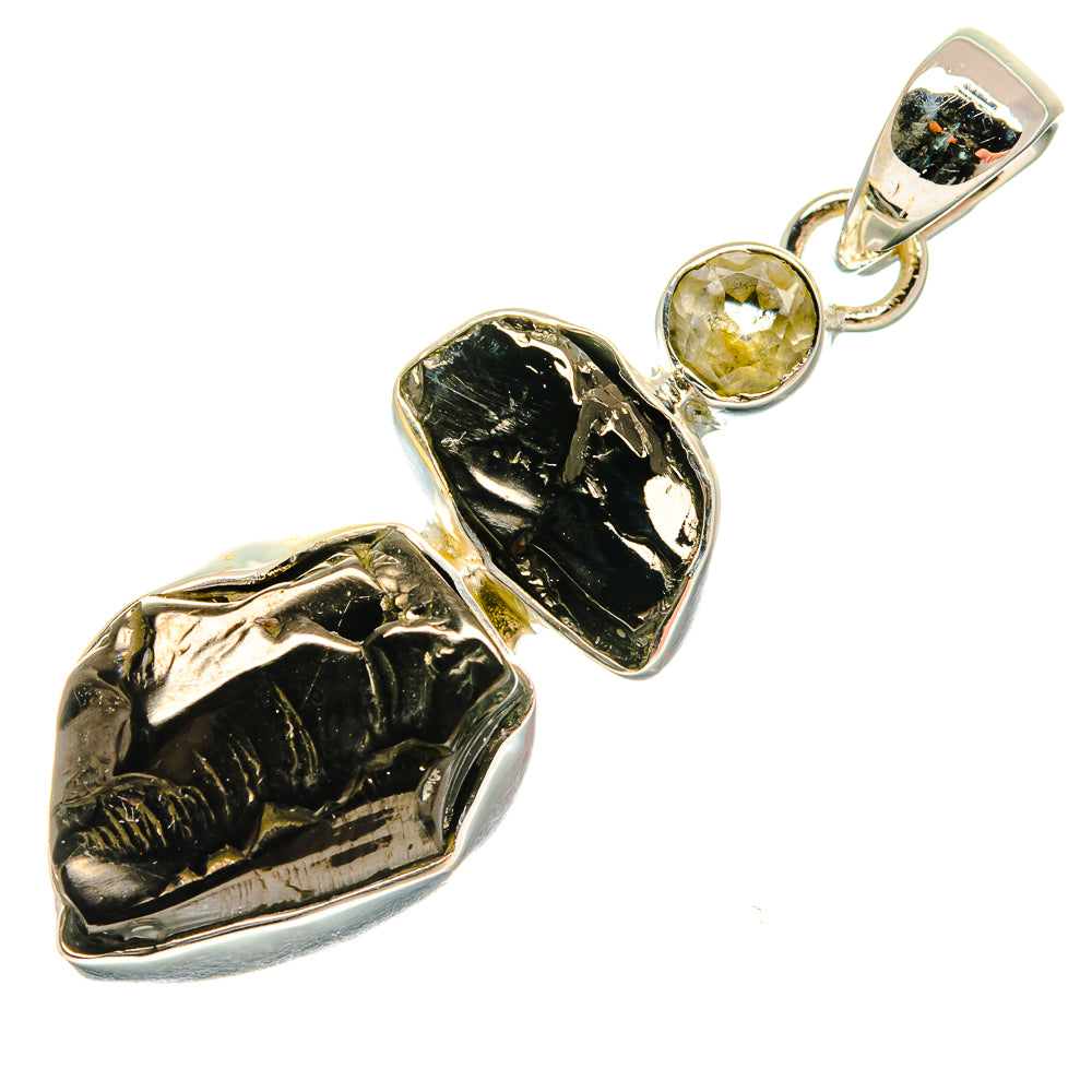 Shungite Pendants handcrafted by Ana Silver Co - PD25782 - Photo 2
