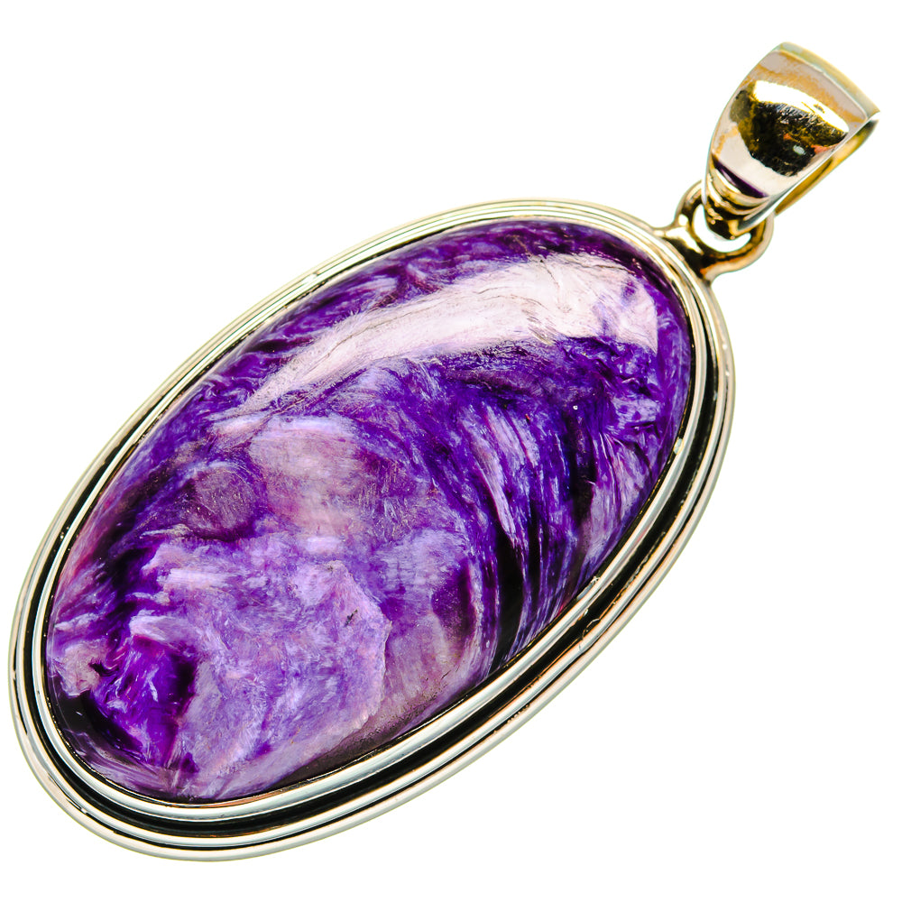 Charoite Pendants handcrafted by Ana Silver Co - PD25802 - Photo 2