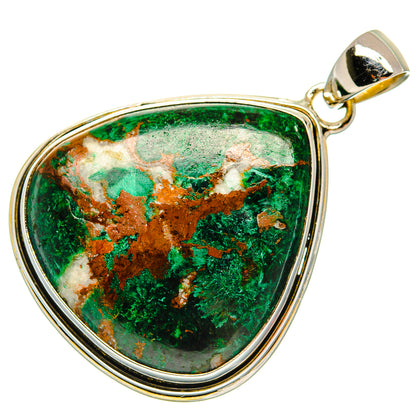 Chrysocolla Pendants handcrafted by Ana Silver Co - PD25804 - Photo 2
