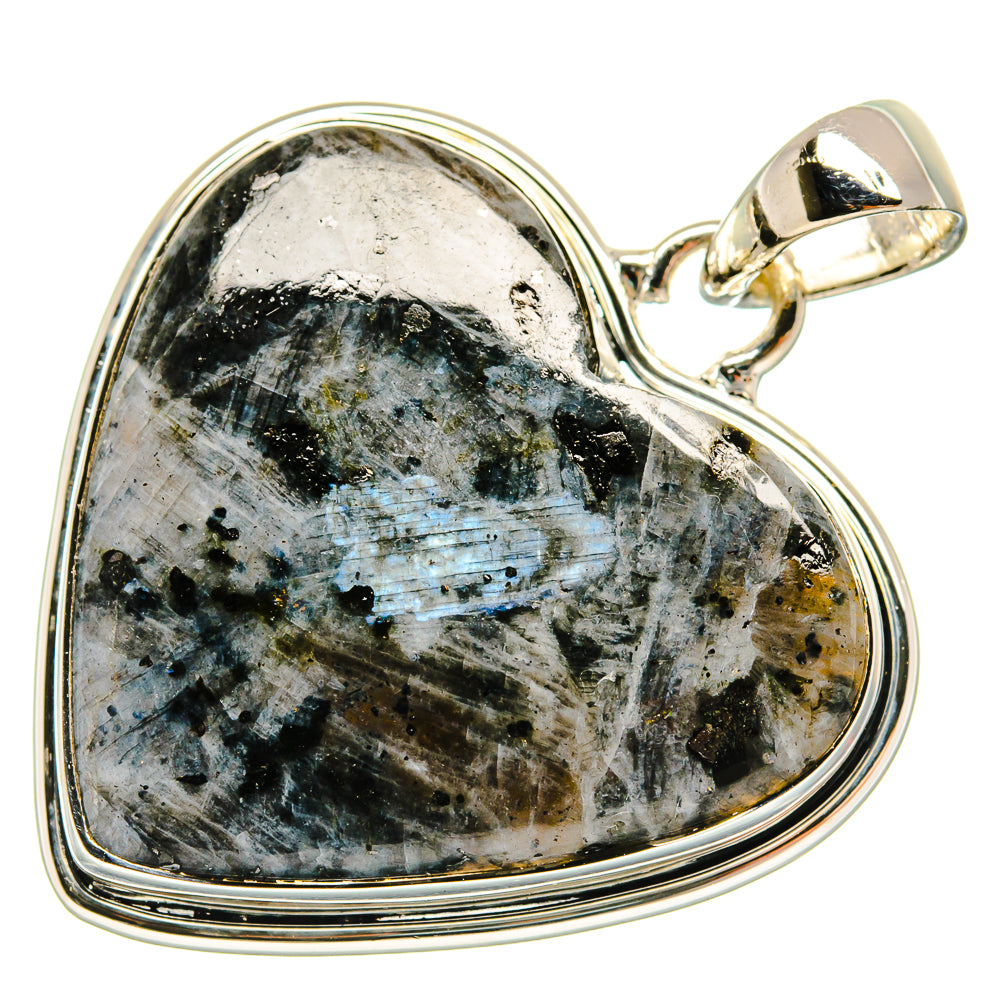 Gabbro Stone Pendants handcrafted by Ana Silver Co - PD25809 - Photo 2