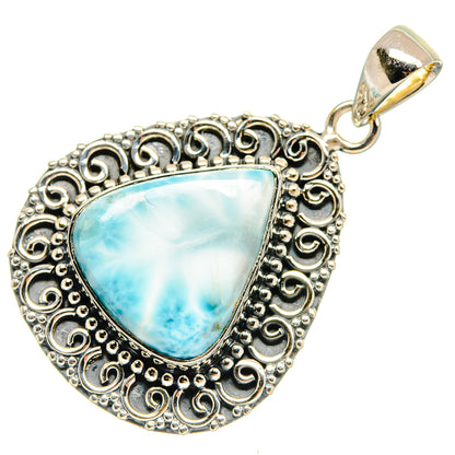 Larimar Pendants handcrafted by Ana Silver Co - PD25813 - Photo 2