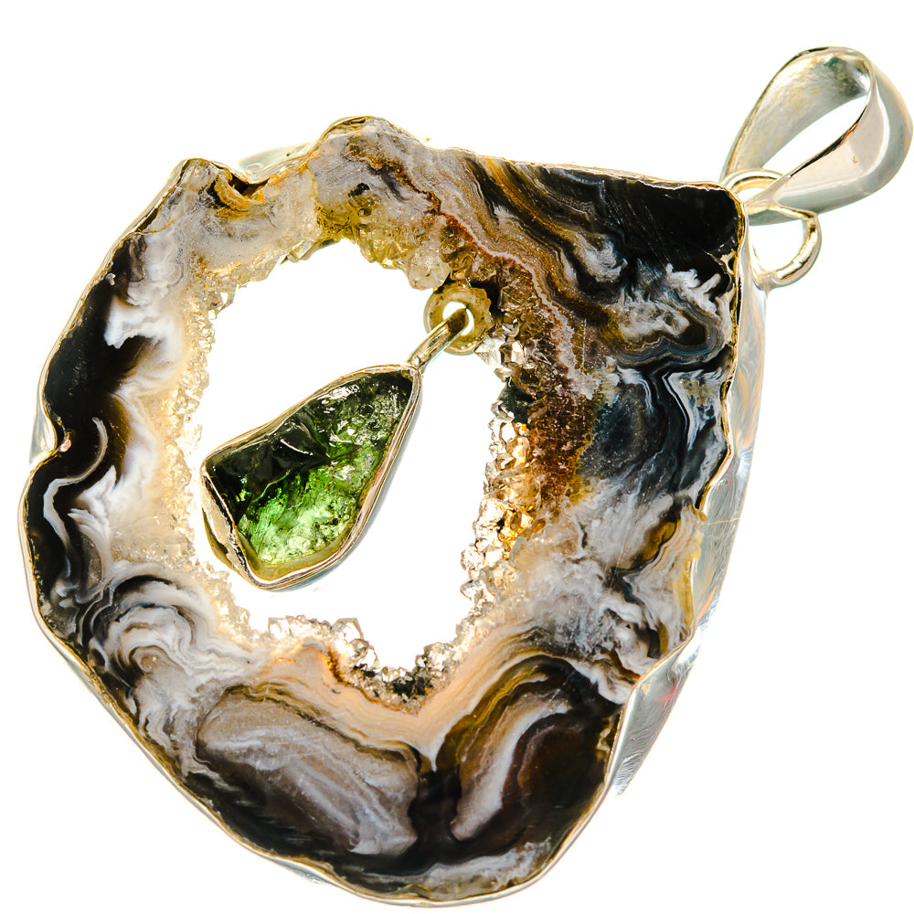 Occo Geode Pendants handcrafted by Ana Silver Co - PD25818 - Photo 2